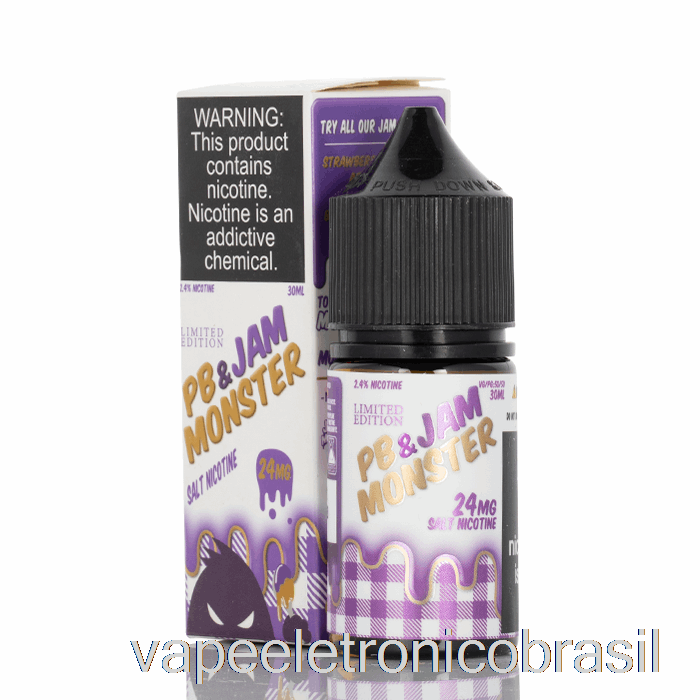 Vape Vaporesso Uva - Pb E Jam Monster Salts - 30ml 24mg